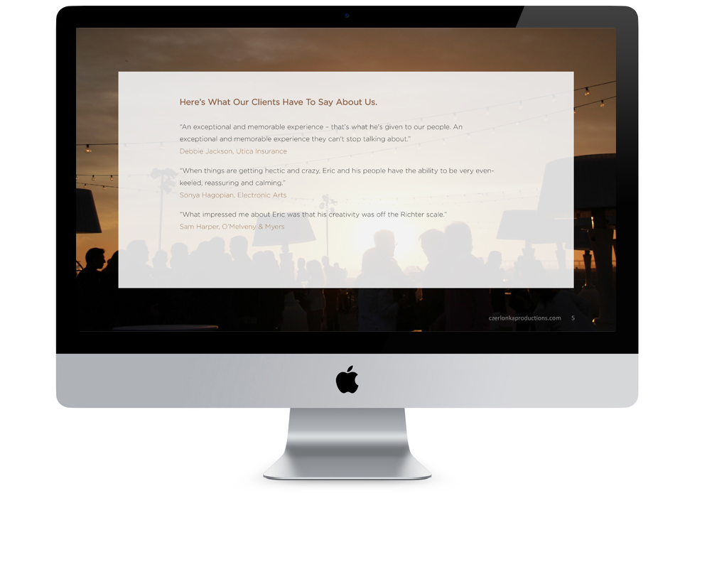 Czerlonka Productions-presentation