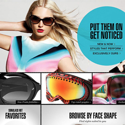 Sunglass Hut: Website
